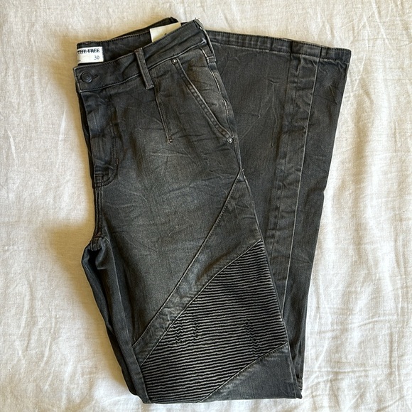 Free People We The Free Vector Moto Flare Jeans - Picture 7 of 7